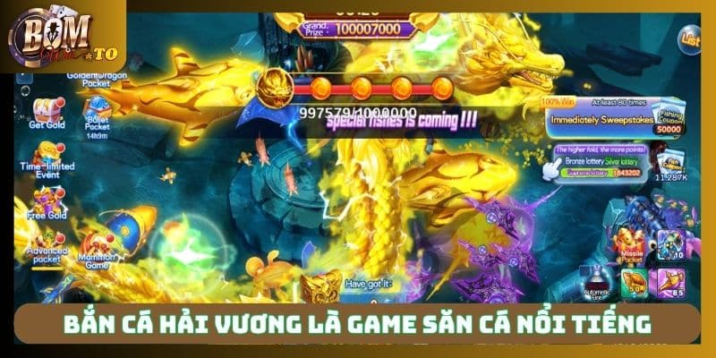 Bắn cá Hải Vương là game săn cá nổi tiếng