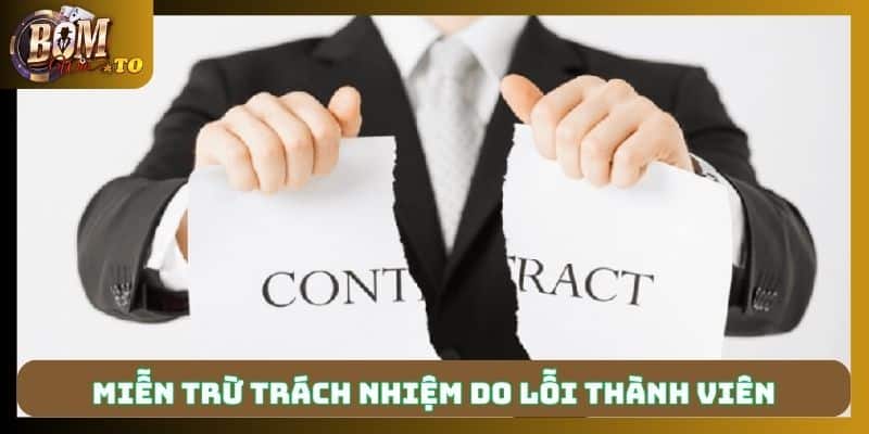 Bomwin miễn trừ trách nhiệm với rủi ro cá nhân