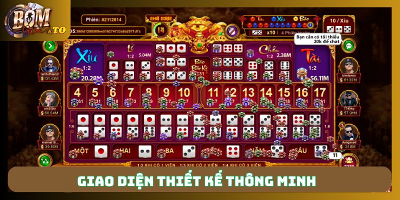 Giao diện thiết kế thông minh