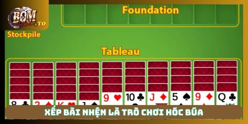 Xếp bài nhện là trò chơi hóc búa