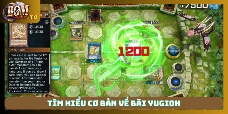 Yugioh là tựa game bài đang rất hot tại Bomwin